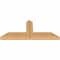 Ekena Millwork Portland Timber Gable Bracket, Western Red Cedar, 48"W x 20"H x 3 1/2"D x 5 1/2"F, 10/12 Pitch GBW048X20X0406POR00SWR - alternate 3